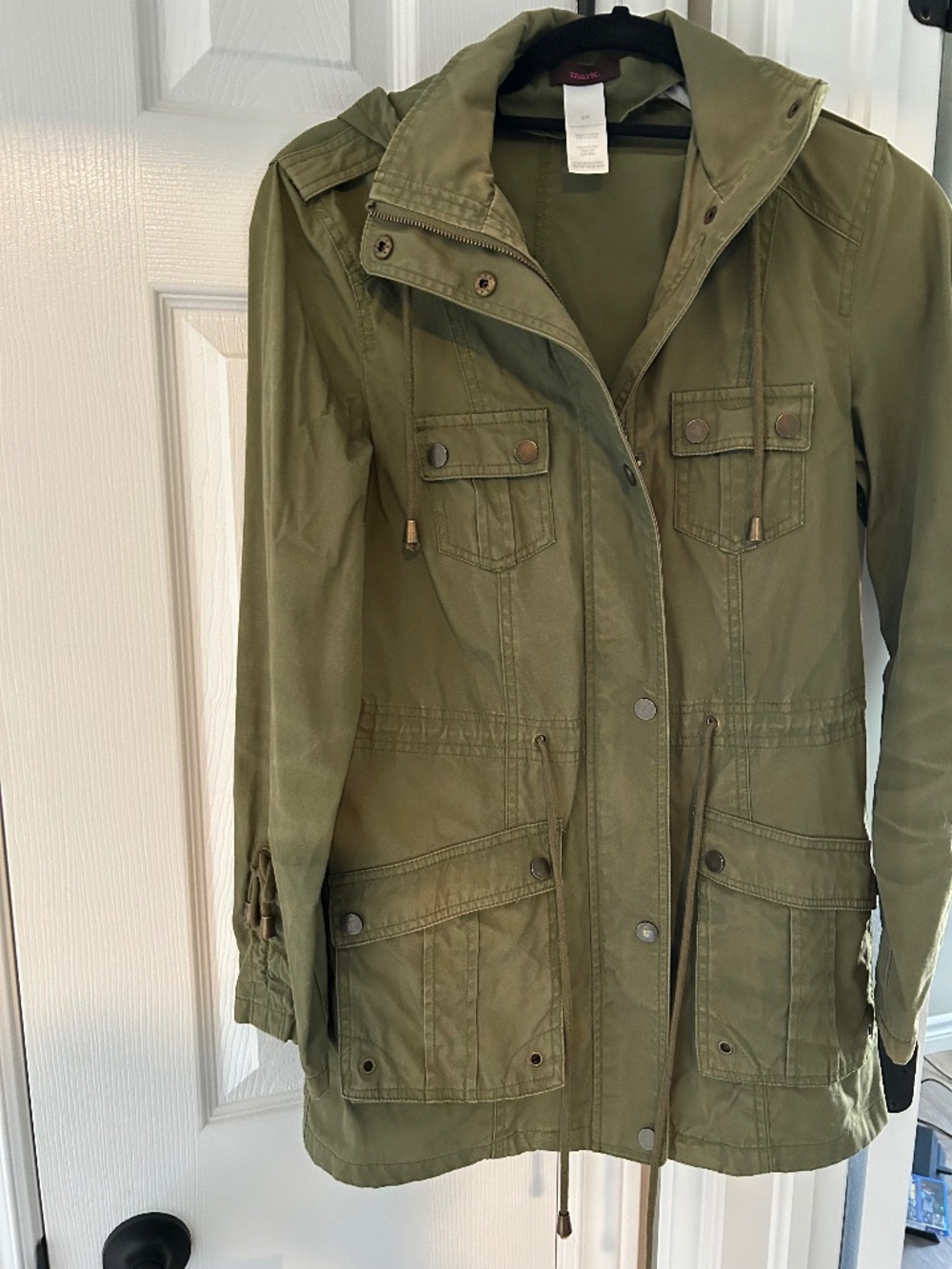 Green Utility Hooded Jacket